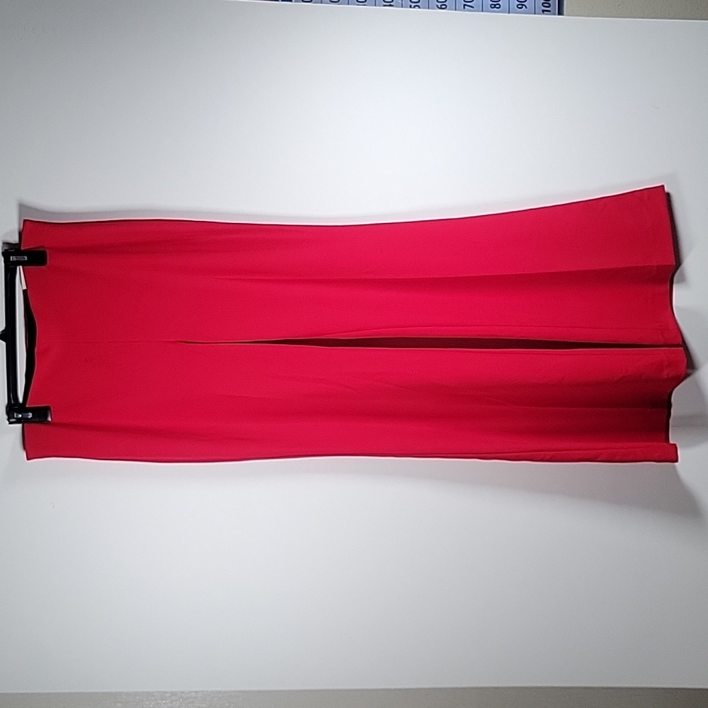 Express Women's Flare Super High Rise Pants in Bright Red Size Large